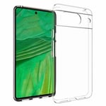 Google Pixel 8 - Shockproof gummi cover - Transparent