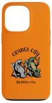 Coque pour iPhone 13 Pro Orange City Florida USA Manaté et alligator