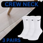 3 Pairs Nike Socks Men Women Crew Neck Gym Training Running Sports New