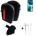  Holster / Shoulder + earphones for Motorola Moto G52 Bag Extra Belt Case