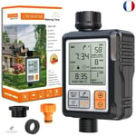 CROSOFMI Programmateur Arrosage Automatique Minuteur Arrosage pour Jardin