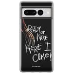 ERT GROUP mobile phone case for Google PIXEL 7 PRO original and officially Licensed Horror pattern Nightmare on Elm Street 001 optimally adapted to the shape of the mobile phone, case made of TPU