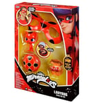 Bandai - Miraculous Ladybug - Set de Transformation - Déguisement Ladybug - Masque Yoyo Miroir Boucles d'oreilles Kwami Tikki - Déguisement Miraculous et accessoires - Jouet Enfant 4 ans et + - P50601