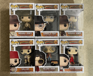 Indiana Jones Funko POP! Vinyl Figure Bundle of 6 New