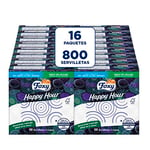 Foxy Happy Hour Lot de 16 serviettes double couche de 50 paquets de 33 x 33 cm | Certifié FSC | 100% Énergie électrique renouvelable | Paquet recyclable produit avec du plastique recyclé