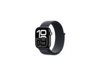 Apple Watch Series 10 42Mm Jet Black Aluminium Case With Black Sport Band Gps+Cellular Mwx63qc/