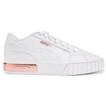 Puma Womens Cali Star Glam Trainers - Natural Leather - Size UK 4