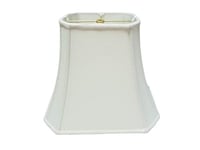 Royal Designs Abat-jour rectangulaire pour lampe d'angle Blanc 17,8 x 22,7 x 24,6 x 30,6 cm