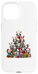 Coque pour iPhone 15 Christmas Tree Dalmatian Dalmatians Dal Dally Dog