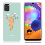 Samsung Deco Galaxy A31 kuoret - Porkkana Oranssi