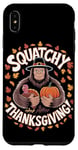 Coque pour iPhone XS Max Thanksgiving Bigfoot Pilgrim Turquie Squatchy Thanksgiving