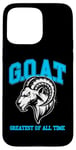 iPhone 15 Pro Max G.O.A.T. Shirt, Goat shirt, greatest of all time, retro rap Case