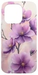 Coque pour iPhone 15 Pro Fleur De Cerisier Japonais Fleur Pourpre