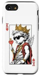 Coque pour iPhone SE (2020) / 7 / 8 Cupid Valentine King Of Hearts Card Poker Player