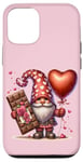 iPhone 12/12 Pro Pink Valentines Day Gnome Accessories Valentines Chocolate Case