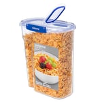 Sistema KLIP IT PLUS Cereal Storage Container , Airtight 4.2 Litre Food Pantry Storage Container , BPA-Free