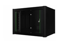 Lanview By Logon - Rack Skap - 60 X 45 - Veggmonterbar - Svart, Ral 9005 - 7U - 19"