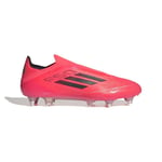 adidas F50 Elite Laceless SG Vivid Horizon - Turbo/Aurora Black/Sølv - Vått gress (SG), størrelse 44