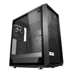 Fractal Design Meshify C Tempered Glass High Airflow ATX PC Case - Black