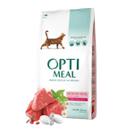 Optimeal Adult & Senior Healthy Skin & Coat Veal Torrfoder Till Katt 10 kg