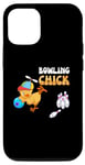 Coque pour iPhone 12/12 Pro Bowling a Chick Sports Athlète Cute Ladies Bowler