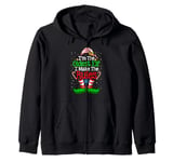 I'm The Oldest Elf I Make The Rules Christmas Zip Hoodie