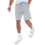 Threadbare Grey Marl 'Bergamot' Fleece Shorts X-Large