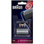 Tête et lame de rechange pour rasoir Braun Série 3 Contour P31B - Noir