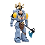 McFarlane Toys Warhammer 40 000 Space Wolves Wolf Guard Figurine de Collection très détaillée avec Carte d'art 17,8 cm