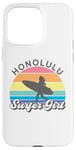 Coque pour iPhone 15 Pro Max Honolulu Surfer Girl Hawaii Hawaii Surf Beach Cute