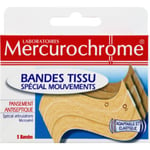 Bande tissu ultra-extensible, pansement antiseptique, spécial articulations (coudes, genoux) hypoallergénique, microaéré