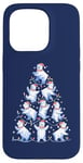 Coque pour iPhone 15 Pro Ours polaire Arbre de Noël Drôle Ours de glace Vacances