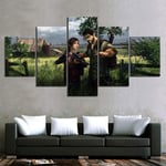120Tdfc Wall Art Picture 5 Pieces Last Of Us Video Game Module Wall Art Painting Prints On Canvas The Pictures For Home Modern Decoration Print Decor