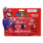 Hive Entertainment Nintendo Super Mario Mini Figure Pack Mario