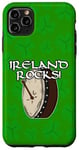 Coque pour iPhone 11 Pro Max St Patrick Day Bodhran Drummer Drums Percussion Musicien