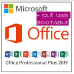 Pack Clé Usb Office Professionnel Plus 2019 - 1 Pc