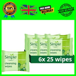 Simple Kind to Skin Bio-degradable Cleansing Wipes face wipes to remove