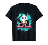 House Music 90s Raver Outfit Panda Techno DJ T-Shirt