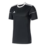 Adidas Men's Squadra 17 Short Sleeve Jersey, Black/White, 3X-Large