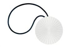 Cargo Import Aimant Zen Rond (avec Corde), Blanc, Fermatenda