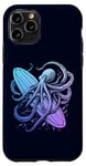 Coque pour iPhone 11 Pro Planche de surf Octopus Kraken Surf Board Ocean Surfer