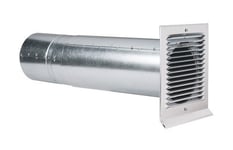 Airope,VMC,100 mm Ventilateur, Extracteur d'air avec Clapet anti-retour +  Moustiquaire intégré,7 W,dB(A) 26,pour salle de bain