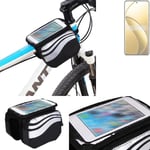 Pour Realme 12 Pro+ Sac cadre Pochette Housse Etui Support Cycle Vélo bagagerie