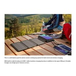 Solar Power Bank Black Waterproof 20000mAh PD 20W Fast Charging Solar