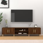 Design In - Meuble TV,Meuble de Rangement,Banc tv chêne marron 180x31,5x40 cm bois d'ingénierie CFW996652