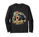 Crushing It Since 2015 Monster Truck Lover for kids & Adults Long Sleeve T-Shirt