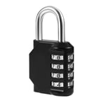 4 Digit Combination Padlock Heavy Duty Outdoor Lock UK Gym Travel Luggage Locker