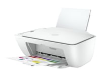 Hp Deskjet 2710E All-In-One - Multifunktionsskrivare - Färg - Bläckstråle - 216 X 297 Mm (Original) - A4/Legal (Media) - Upp Till 6 Sidor/Minut (Kopiering) - Upp Till 7.5 Sidor/Minut (Utskrift) - 60 Ark - Usb 2.0, Bluetooth, Wi-Fi(N) - Vit - Berätti