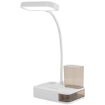 Tlily - Lampe de Table à 3 Vitesses Pliante avec Rangement Gradation Veilleuse Salle D'éTude Enfants Apprenant à Lire Lampe de Chevet led