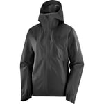 Salomon Women's Outline GORE-TEX 2.5L Jacket Deep Black, M